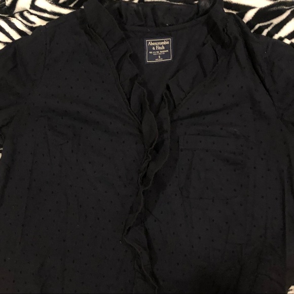 Navy Blue Blouse - Picture 2 of 4